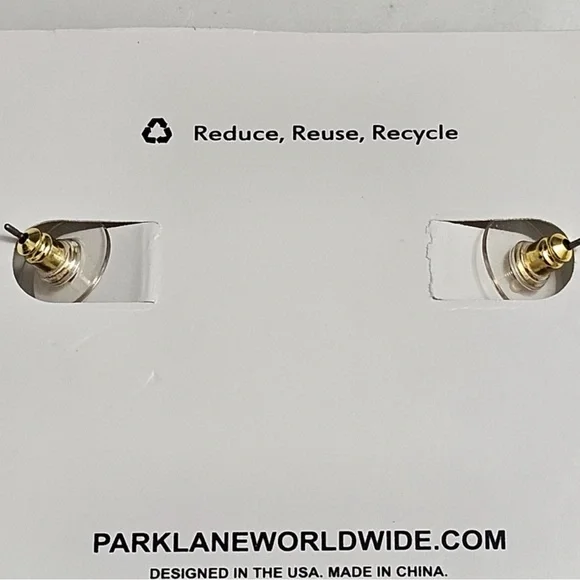 PARK LANE SPARKLE BOX MERIGOLD EARRINGS - Picture 11 of 11